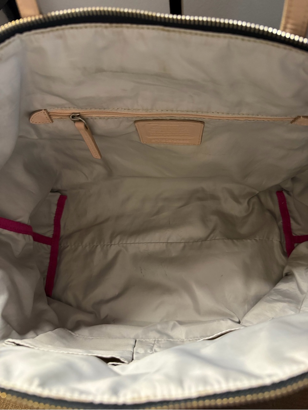 Coach Nylon Signature Tote & Crossbody Bag - Picture 6 of 16